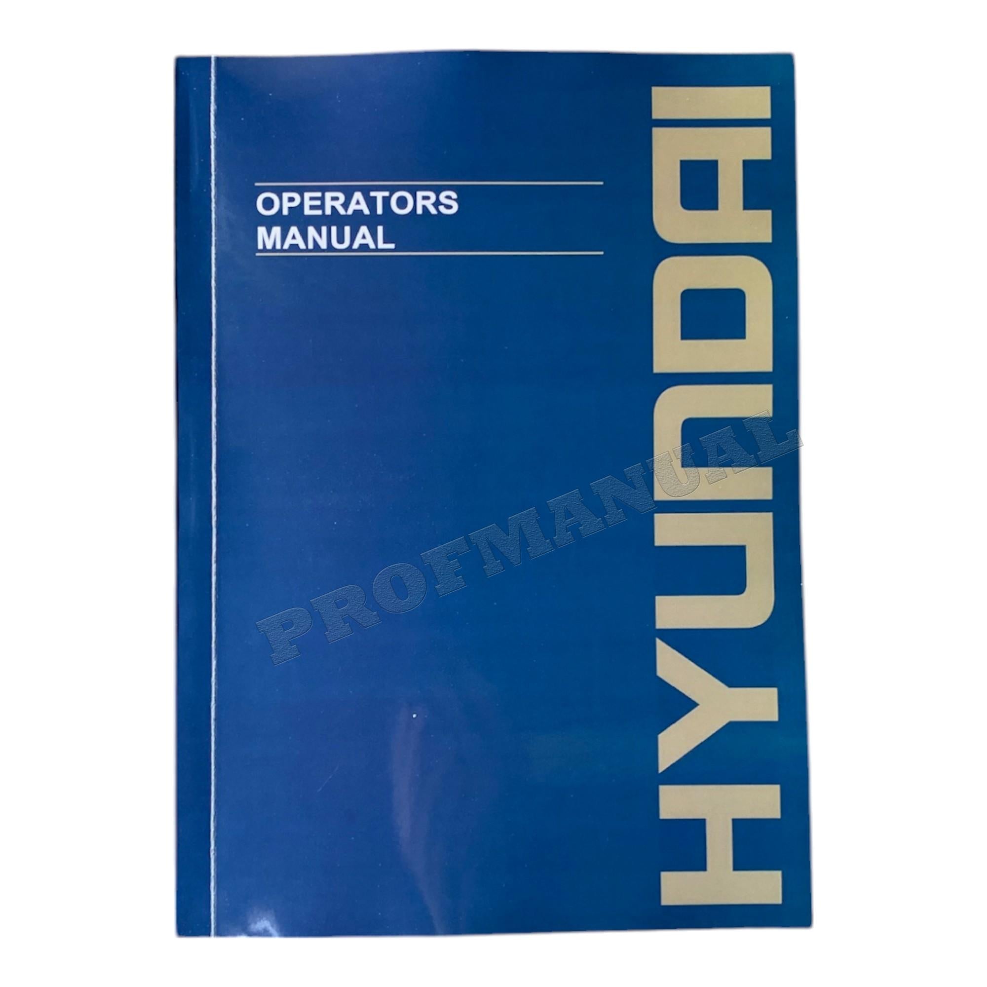 Hyundai HL740-9A WHEEL LOADER Operators Maintenance Manual