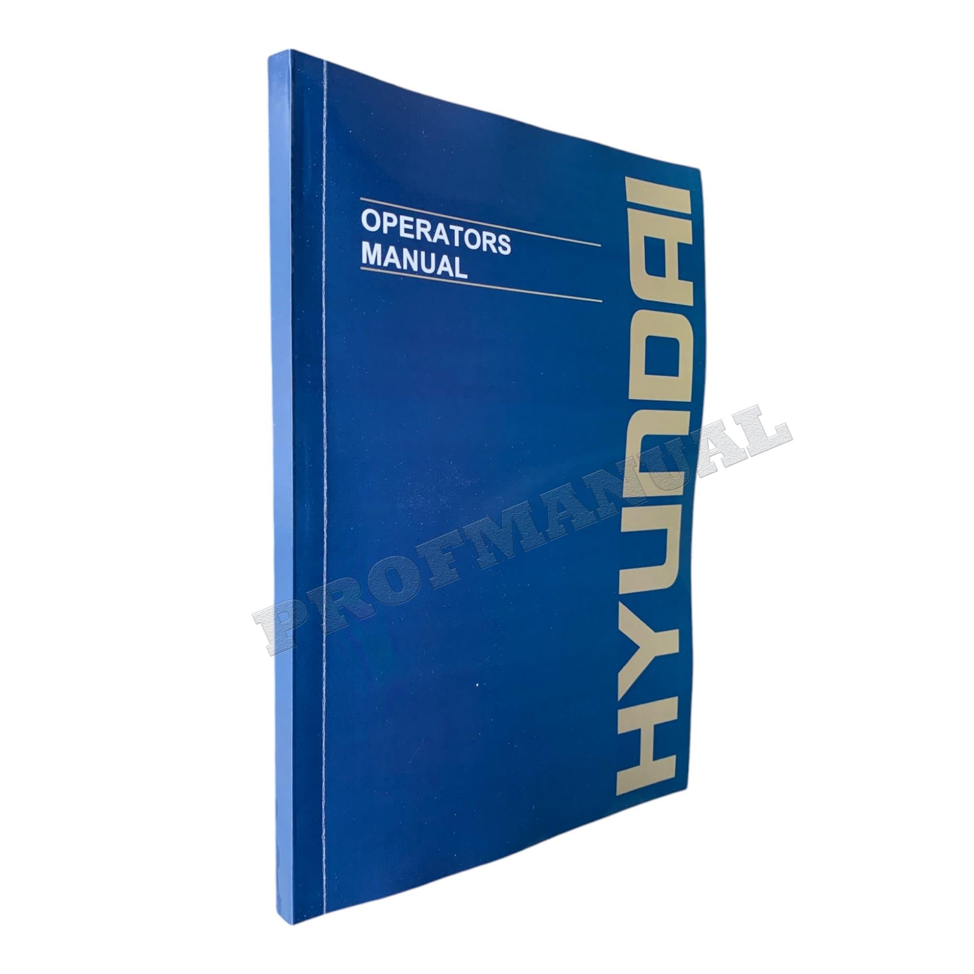 Hyundai HL740-9A WHEEL LOADER Operators Maintenance Manual