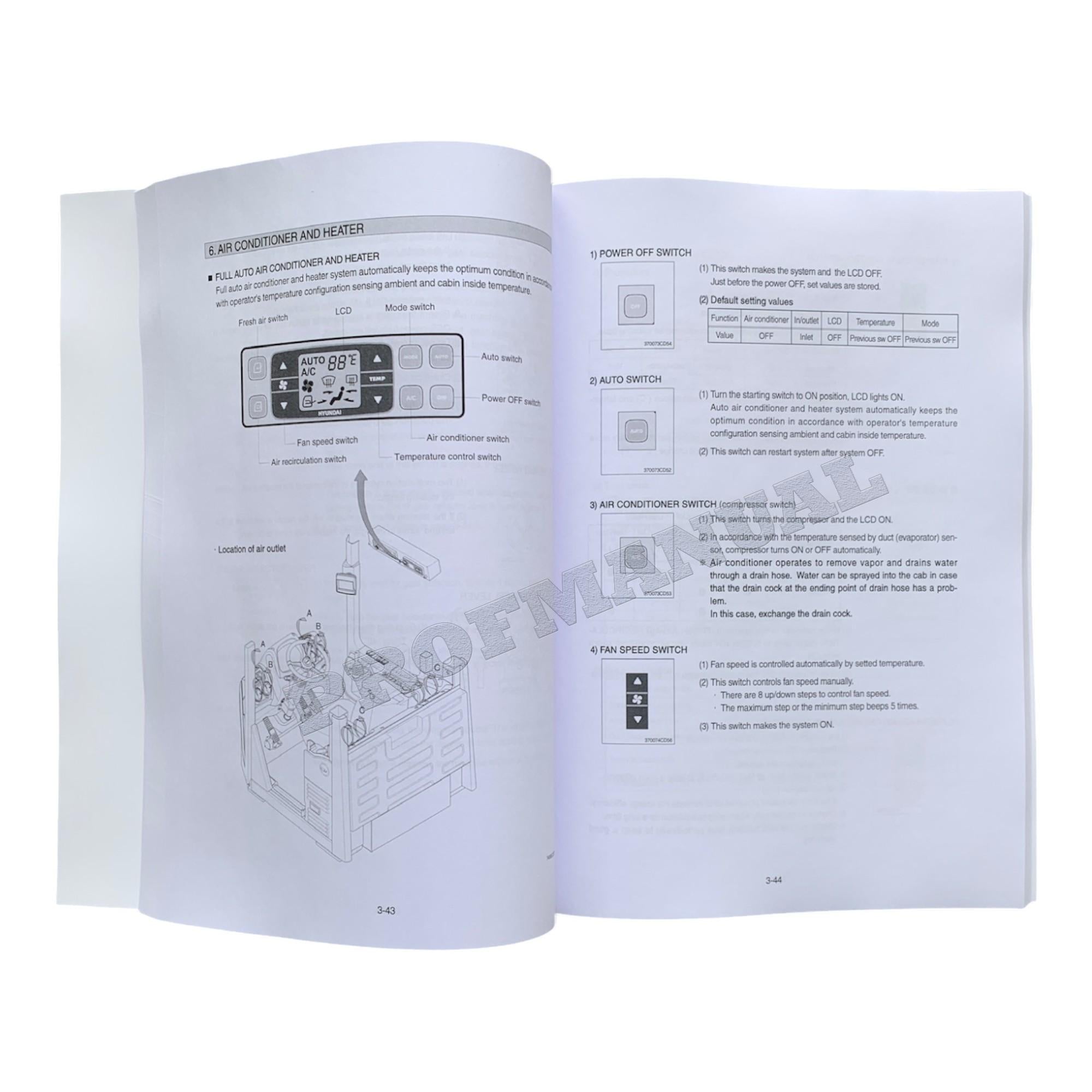 Hyundai HL740-9A WHEEL LOADER Operators Maintenance Manual