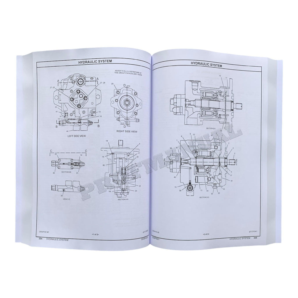 Caterpillar Cat 305D Mini Hydraulic Excavator Parts Catalog Manual