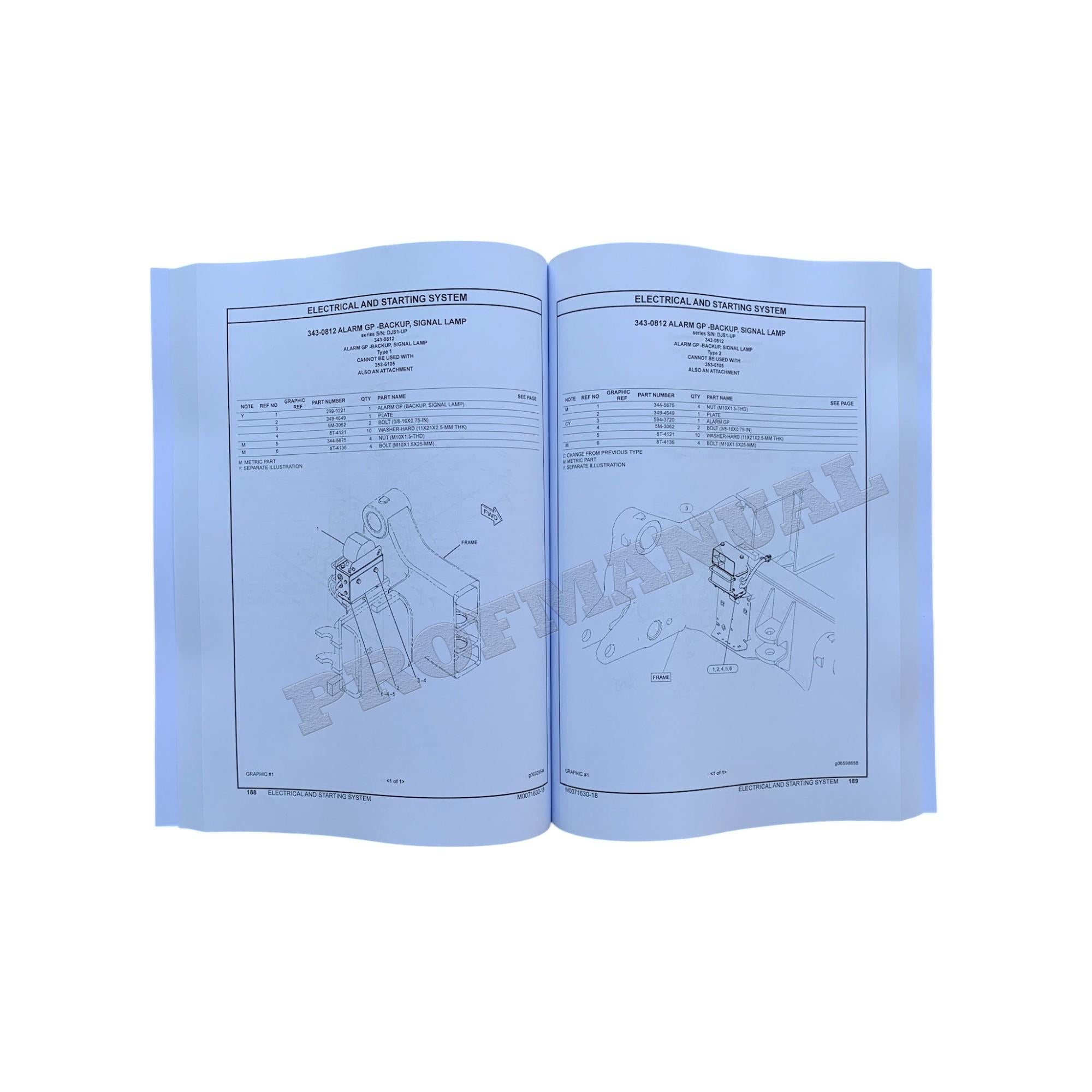 Caterpillar Cat 773E Off Highway Truck Parts Catalog Manual M0071630EN US