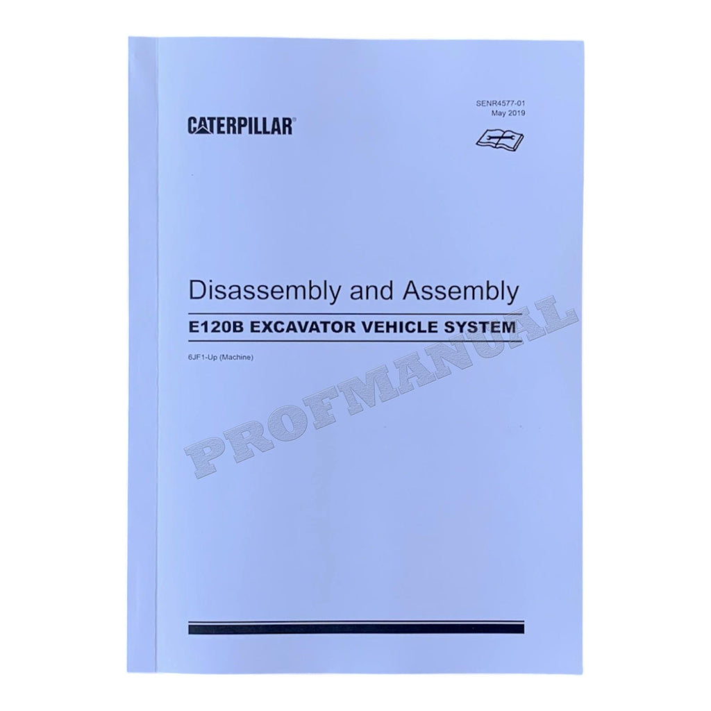 Manual de servicio completo de la EXCAVADORA Caterpillar E120B *Enviar número de serie