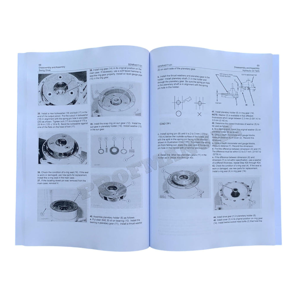 Caterpillar Cat E120B EXCAVATOR VEHICLE SYSTEM Disassembly Assembly Manual