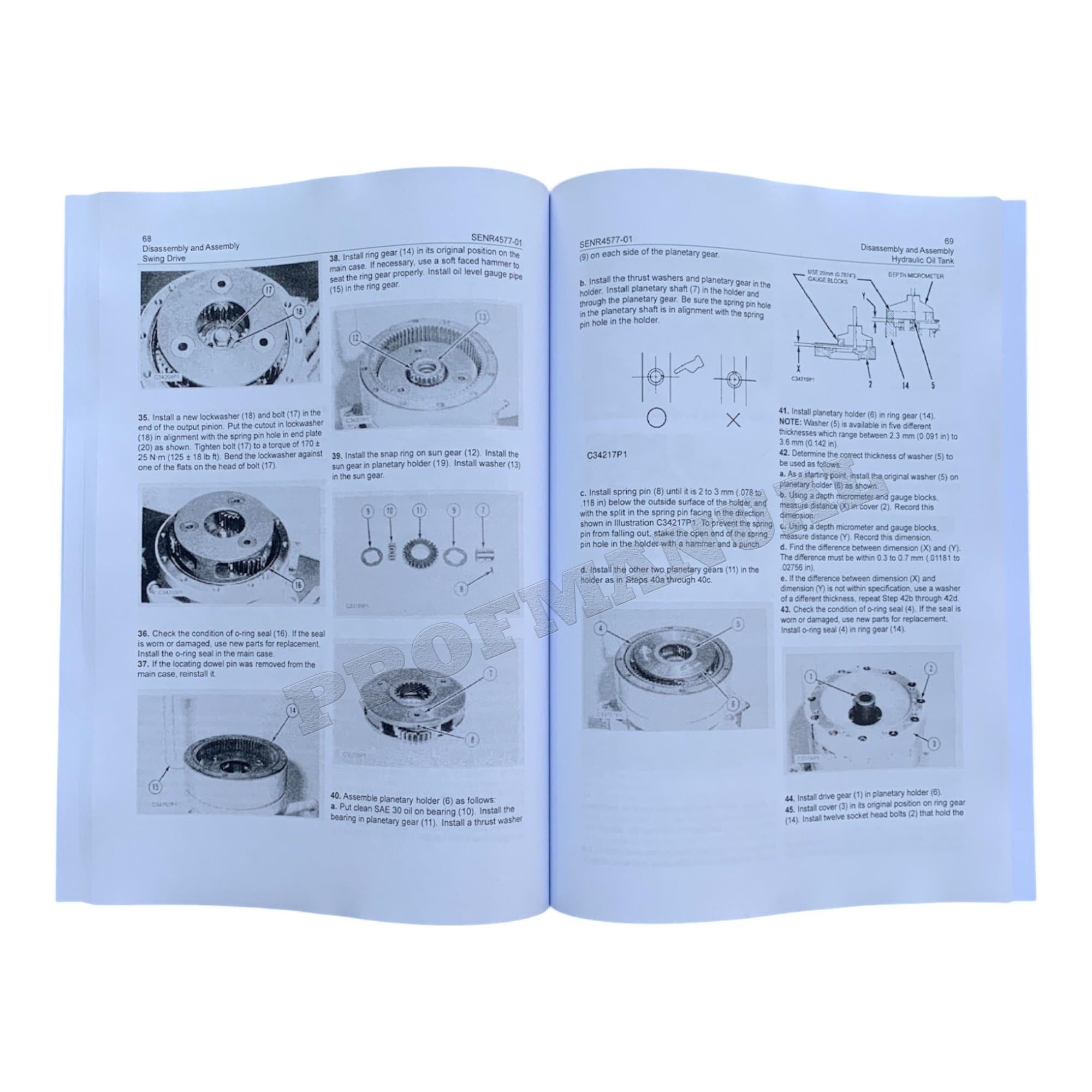 Caterpillar Cat E120B EXCAVATOR VEHICLE SYSTEM Disassembly Assembly Manual