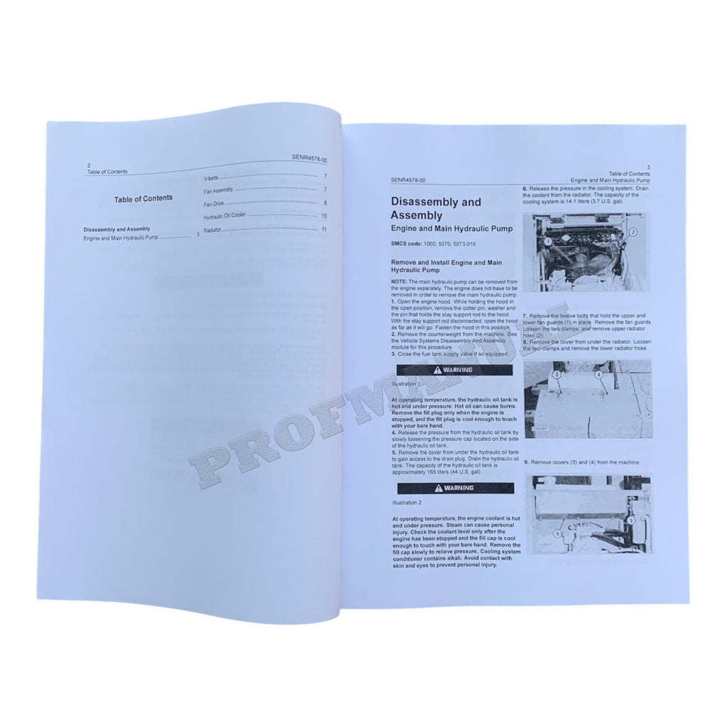Caterpillar 3114T ENGINE SUPPL E110B E120B EXCAVATOR Disassembly Assem Manual