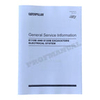 Manual de servicio completo de la EXCAVADORA Caterpillar E120B *Enviar número de serie