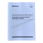 Manual de servicio completo de la EXCAVADORA Caterpillar E120B *Enviar número de serie