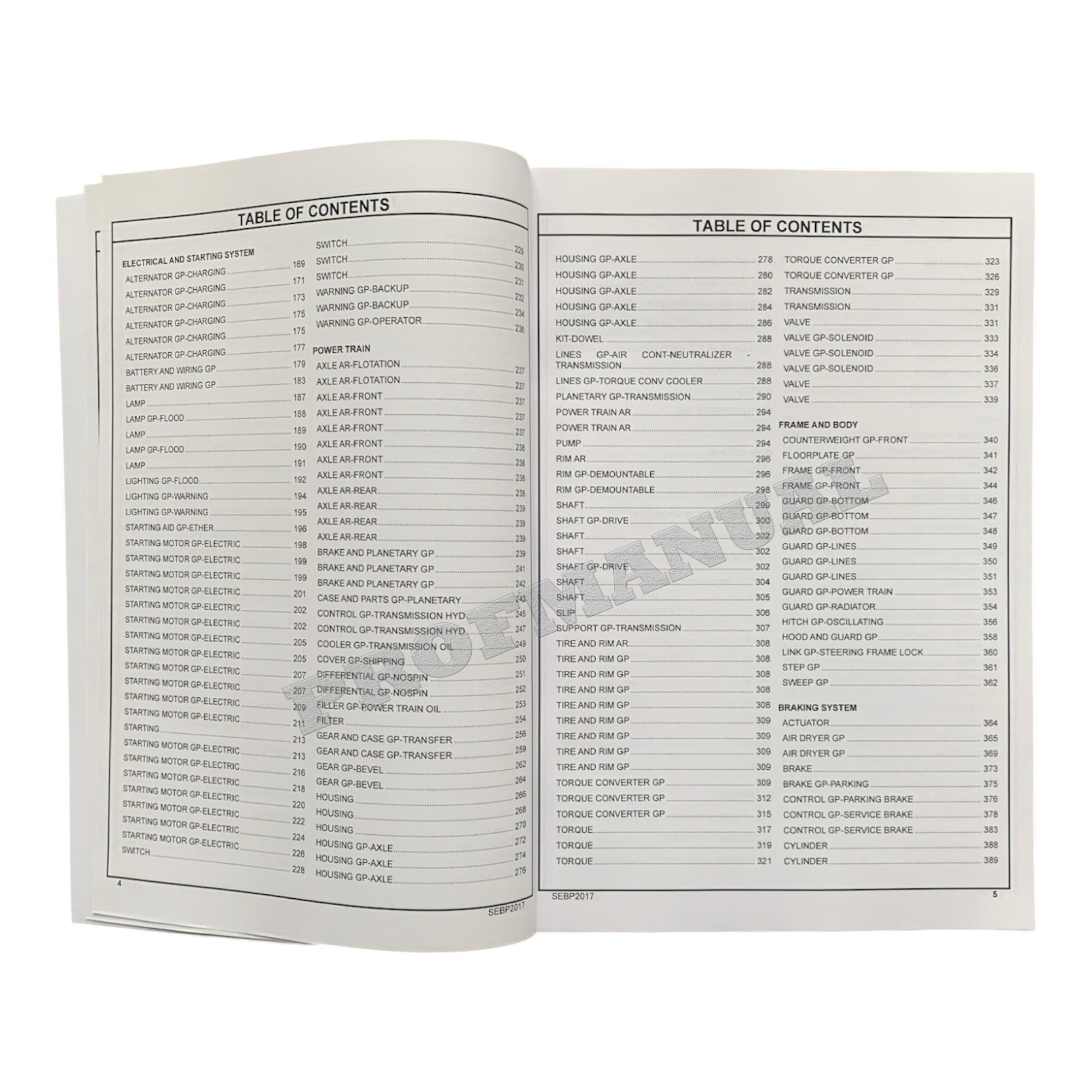 Caterpillar Cat 518C Grapple Skidder Parts Catalog Manual