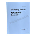 Manual de servicio del taller de la excavadora HITACHI EX120-3