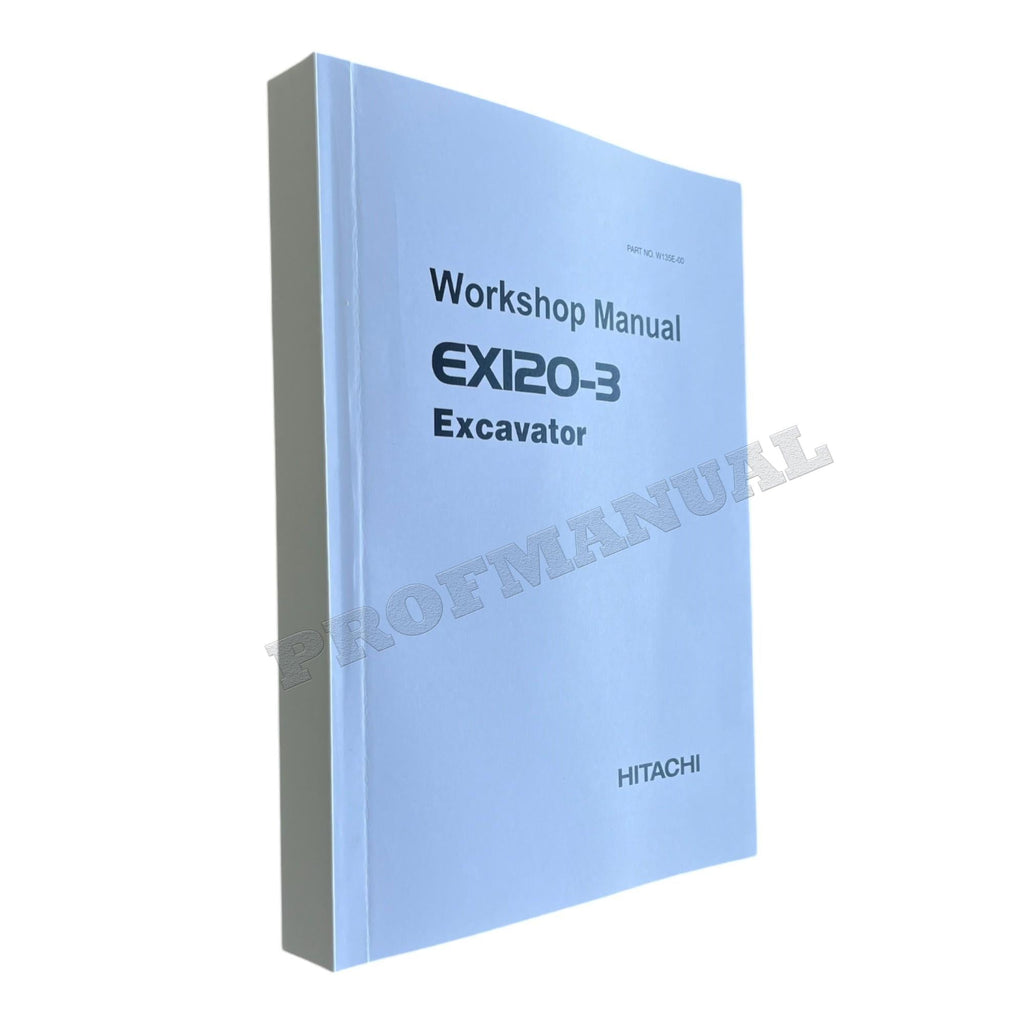 Manual de servicio del taller de la excavadora HITACHI EX120-3
