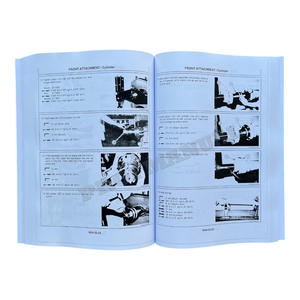 Manual de servicio del taller de la excavadora HITACHI EX120-3
