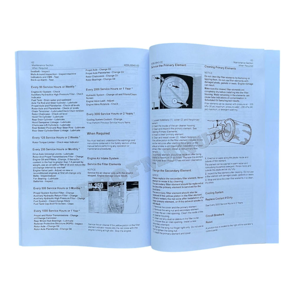 Caterpillar Cat SM 350 Stabilizer Operators Maintenance Manual KEBU0640