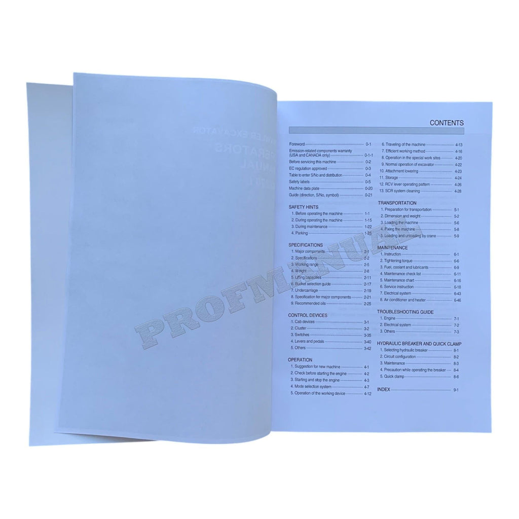 Hyundai HX220 L CRAWLER EXCAVATOR Operators Maintenance Manual