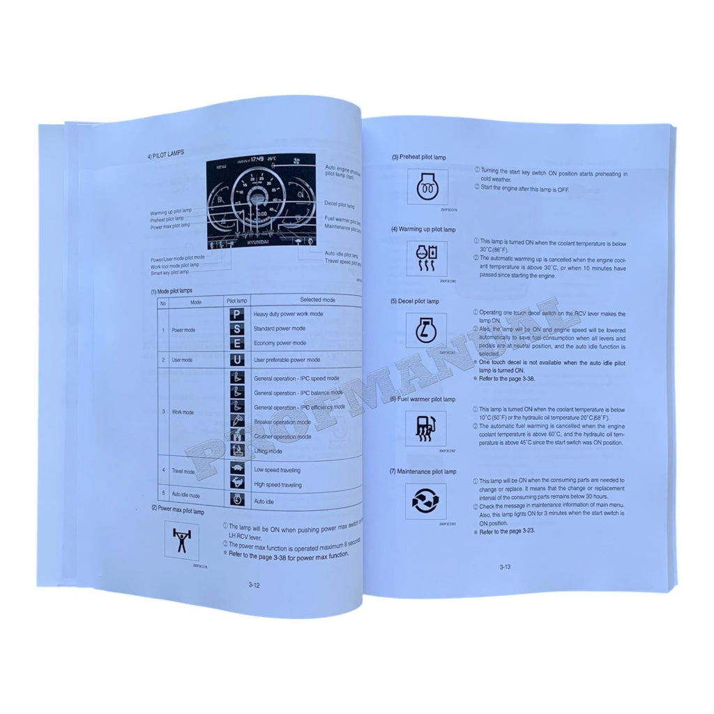 Hyundai HX220 L CRAWLER EXCAVATOR Operators Maintenance Manual