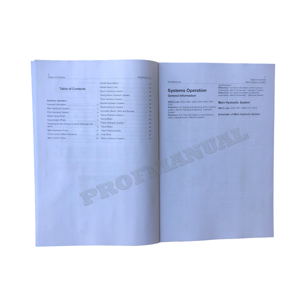 Manual de servicio y operación de sistemas de excavadoras Caterpillar 304C 305C