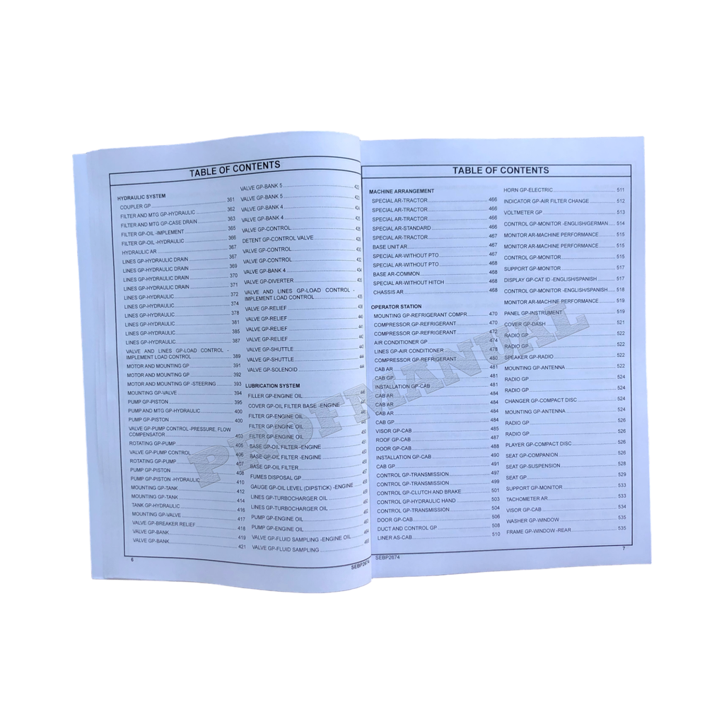 Caterpillar Cat Challenger 95E Agricultural Tractor Parts Catalog Manual