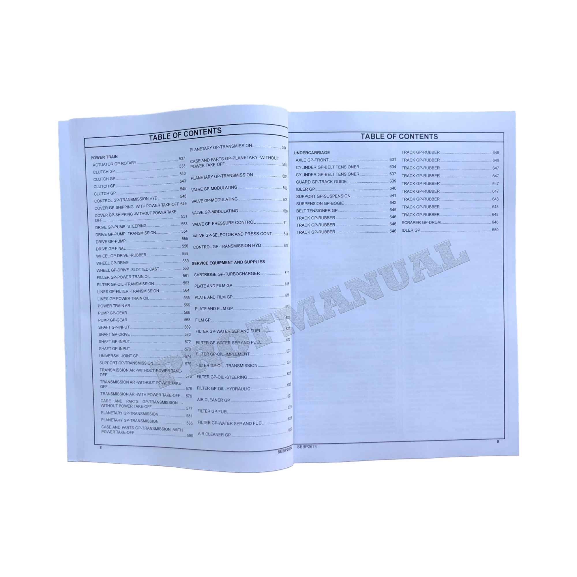 Caterpillar Cat Challenger 95E Agricultural Tractor Parts Catalog Manual