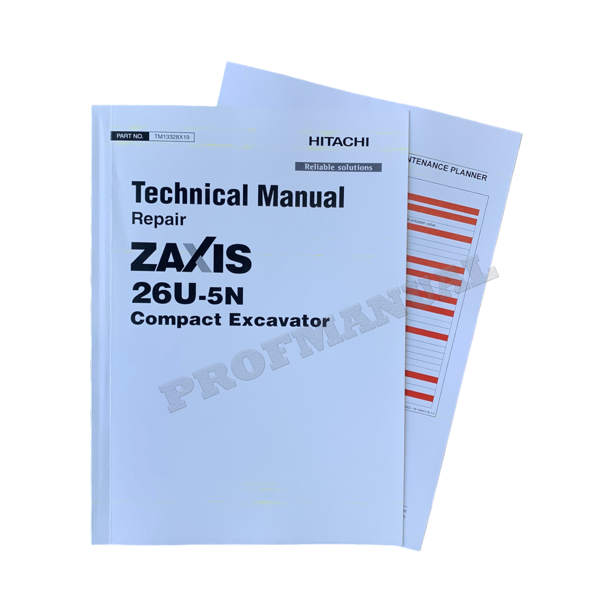 HITACHI ZAXIS 26U-5N EXCAVATOR REPAIR SERVICE MANUAL + !BONUS!