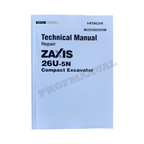 HITACHI ZAXIS 26U-5N EXCAVATOR REPAIR SERVICE MANUAL + !BONUS!