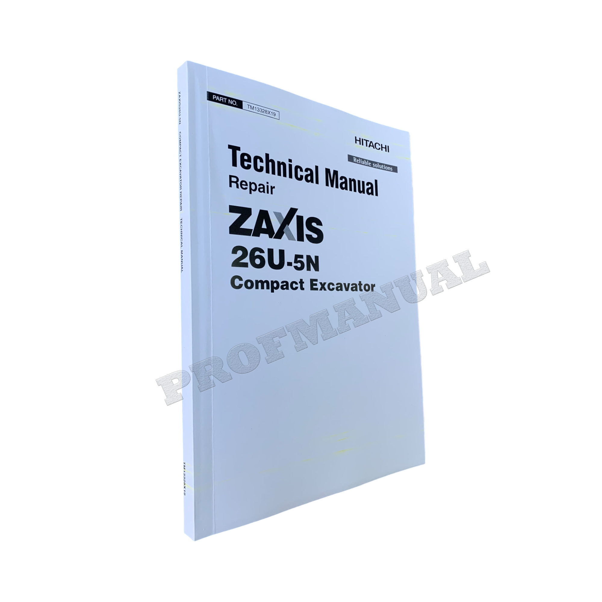 HITACHI ZAXIS 26U-5N EXCAVATOR REPAIR SERVICE MANUAL + !BONUS!