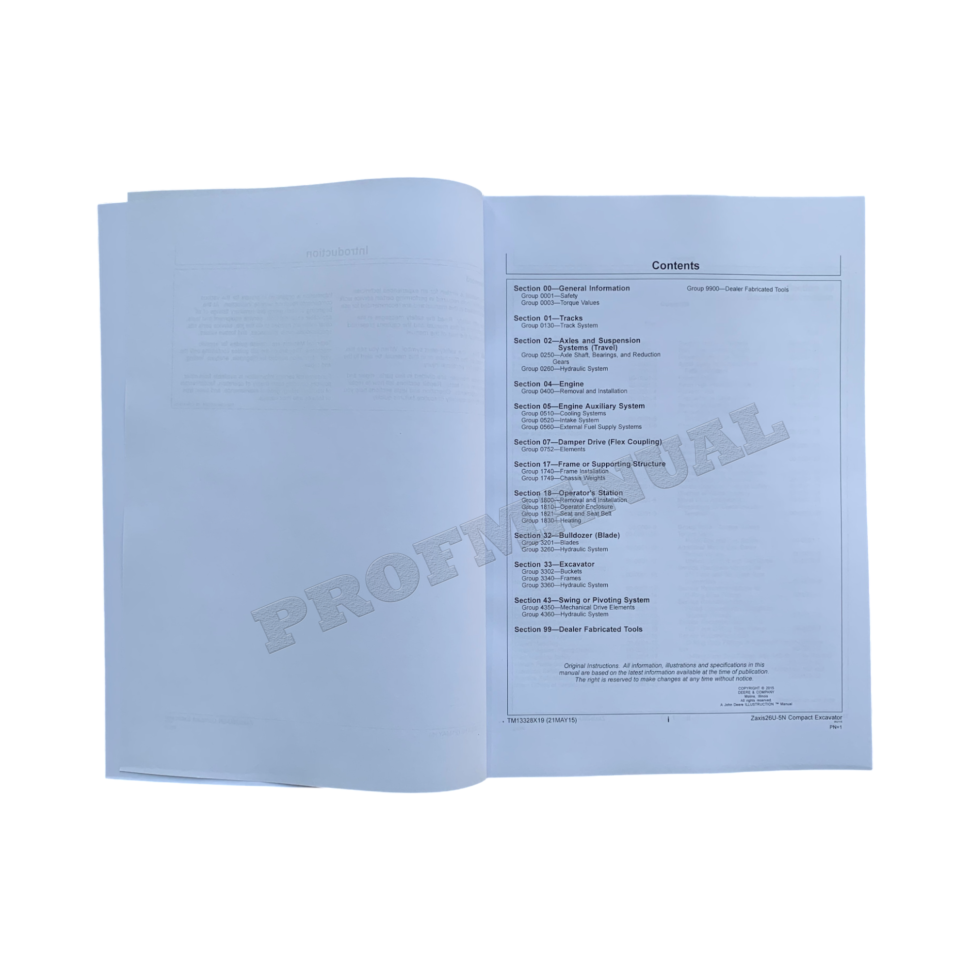 HITACHI ZAXIS 26U-5N EXCAVATOR REPAIR SERVICE MANUAL + !BONUS!