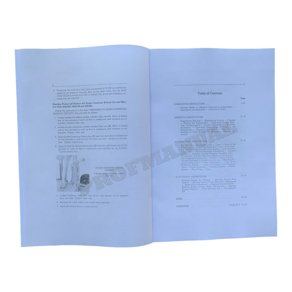 Manual de mantenimiento del operador de la cargadora de ruedas Caterpillar 922