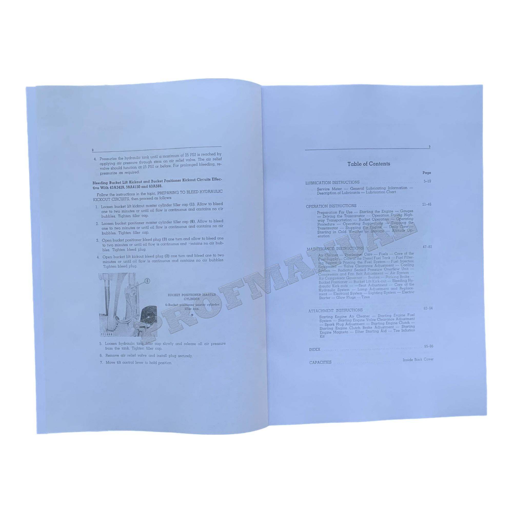 Caterpillar 922 Wheel Loader Operators Maintenance Manual