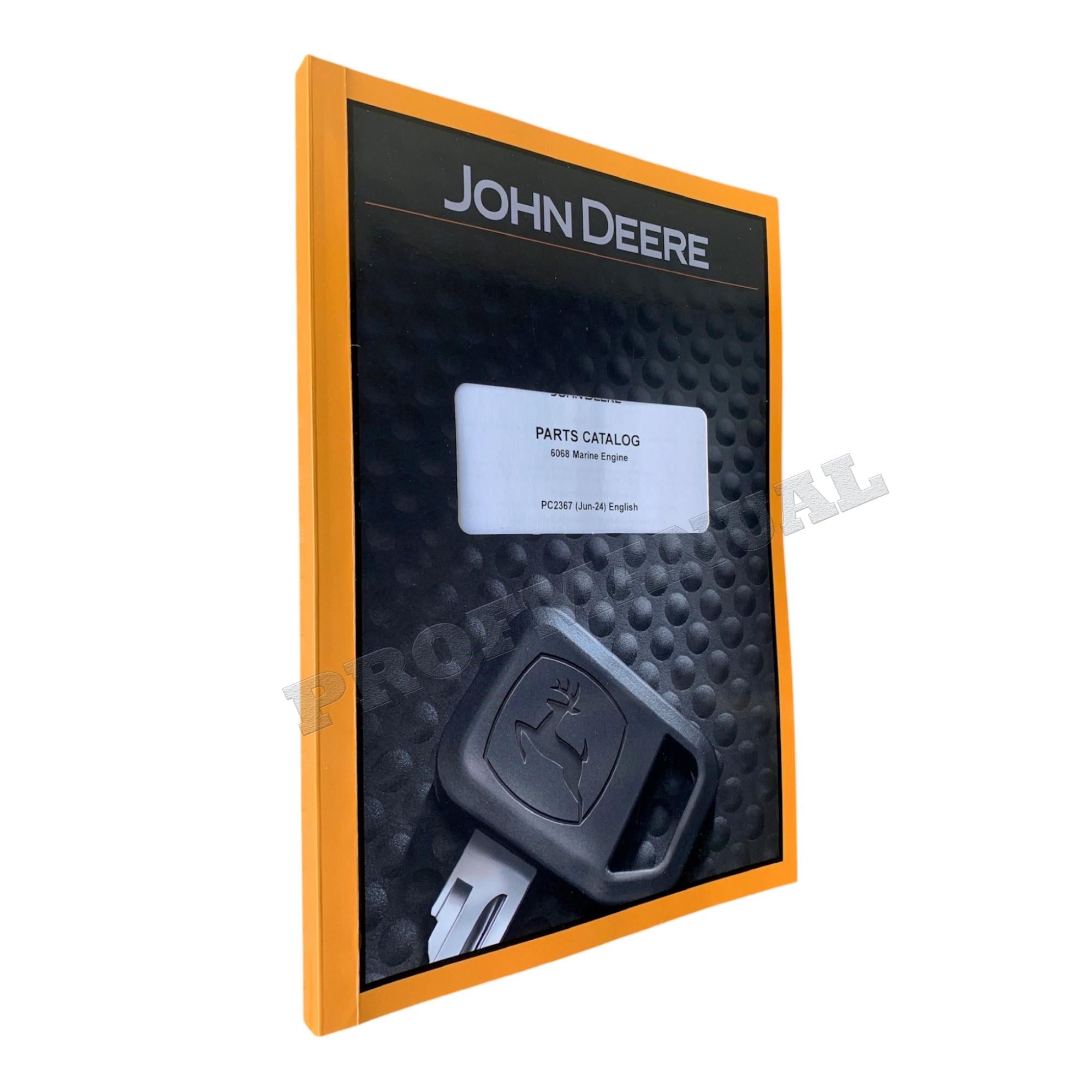 John Deere 6068DFM01 6068TFM01 Marine Engine Parts Catalog Manual