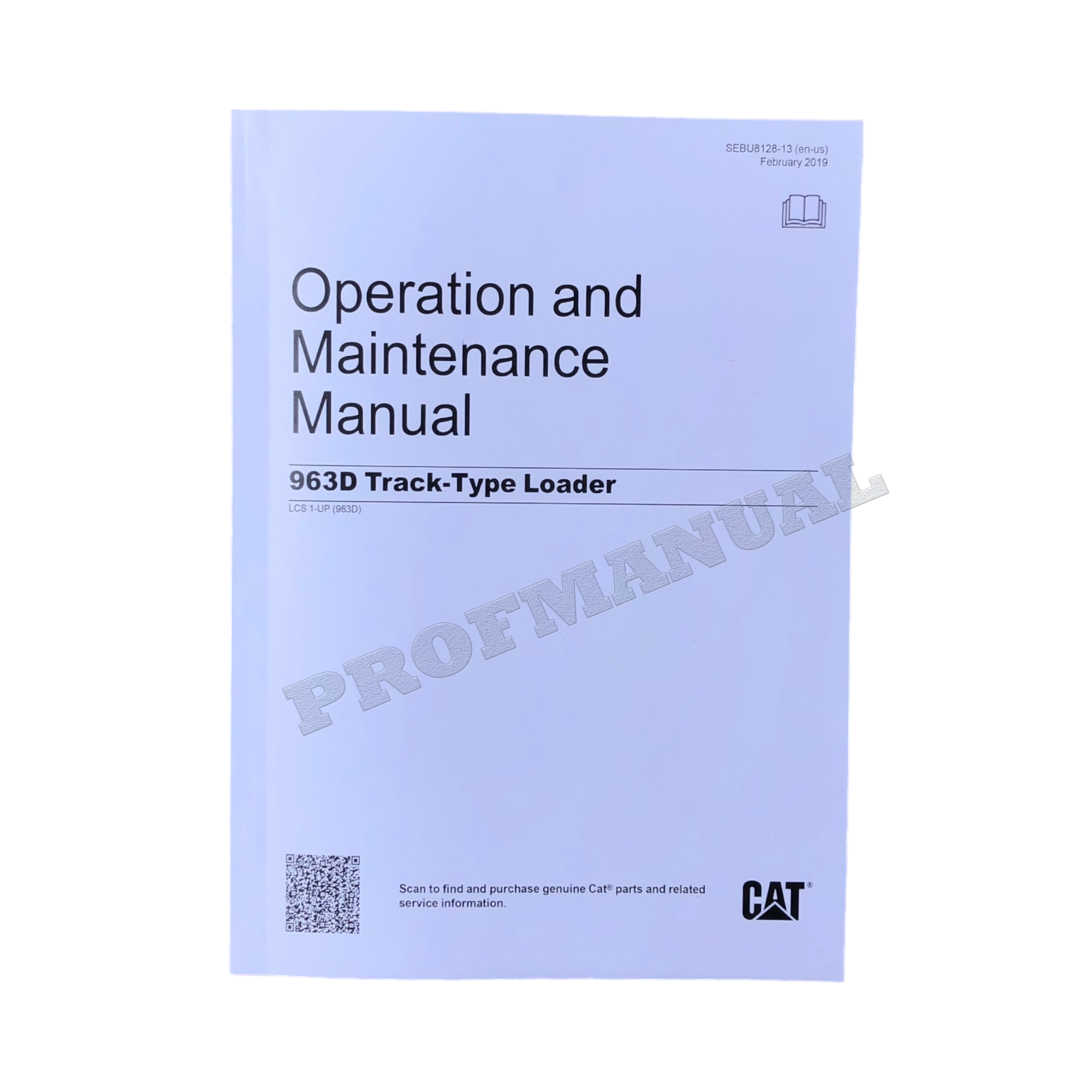 Manual de mantenimiento del operador del cargador de cadenas Caterpillar 963D
