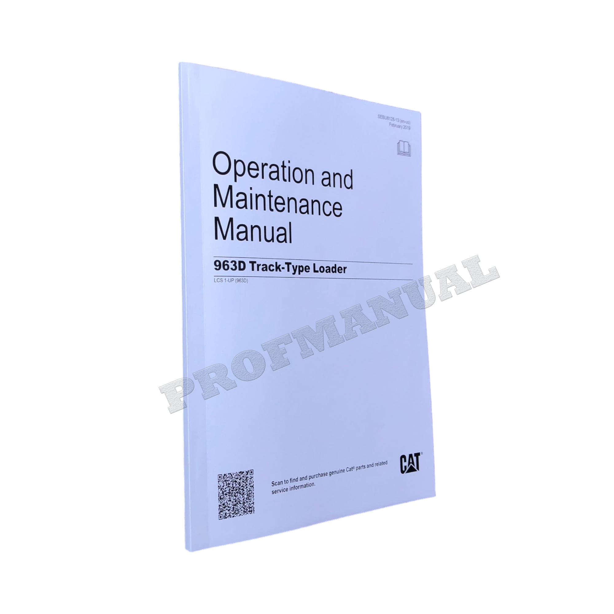 Manual de mantenimiento del operador del cargador de cadenas Caterpillar 963D