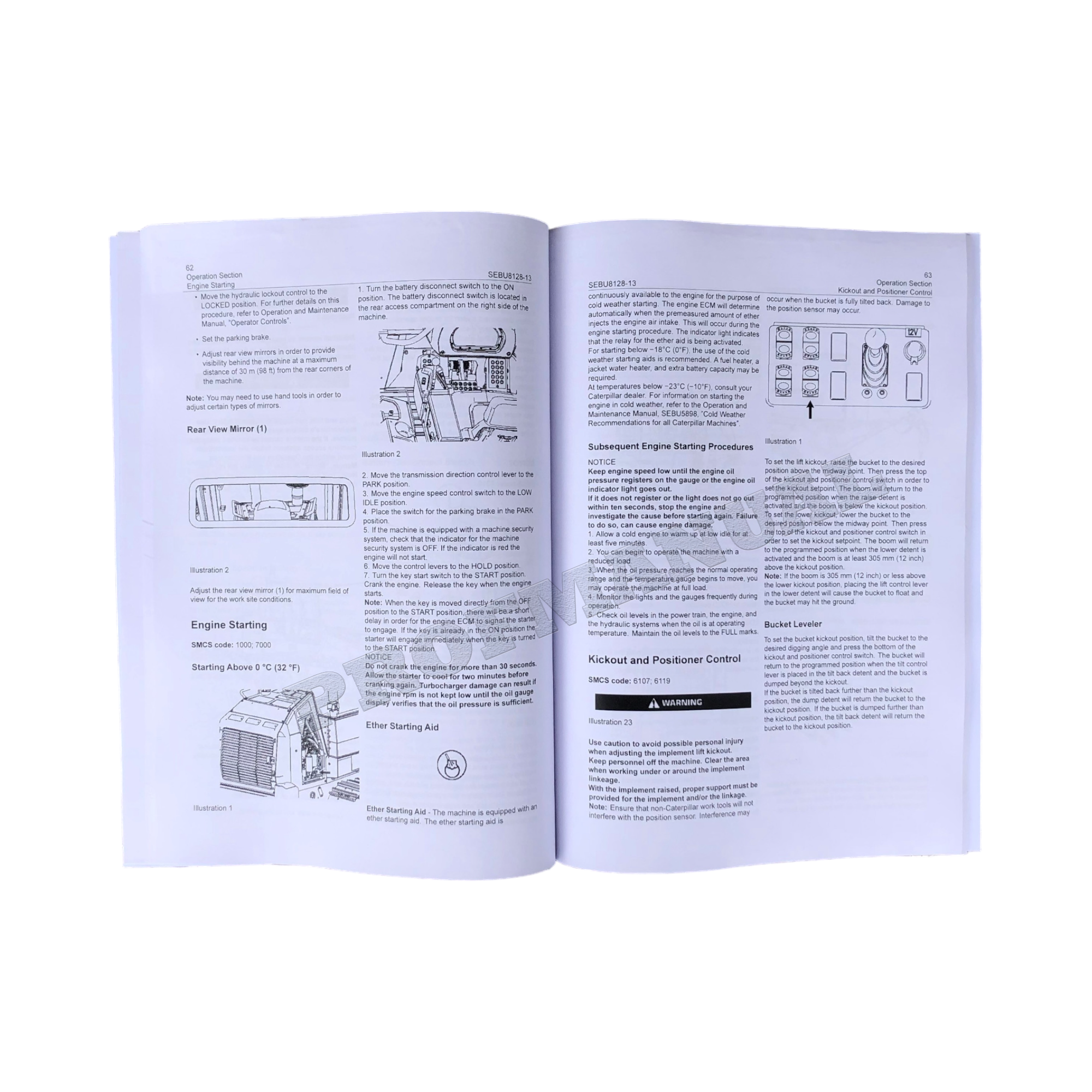 Manual de mantenimiento del operador del cargador de cadenas Caterpillar 963D