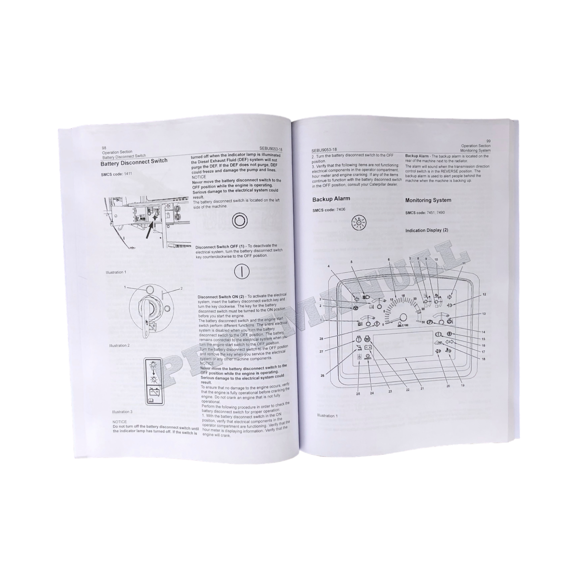 Caterpillar 966M 972M Wheel Loader Operators Maintenance Manual SEBU9053