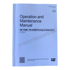 Caterpillar PS 150B PS 200B Paving Compactor Operators Maintenance Manual
