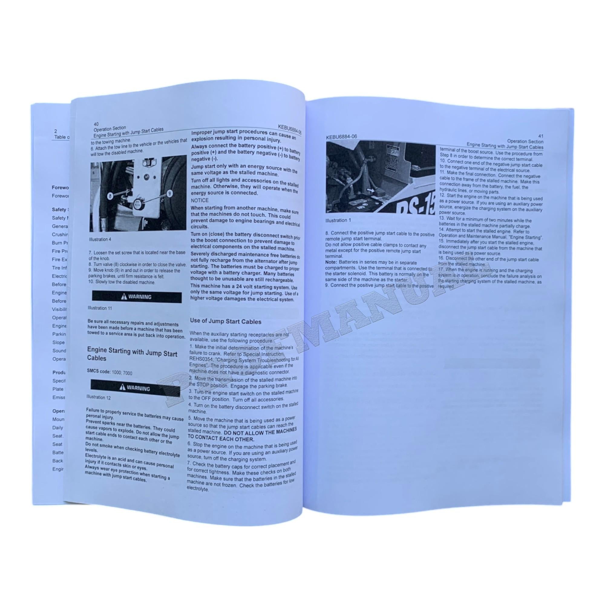 Caterpillar PS 150B PS 200B Paving Compactor Operators Maintenance Manual