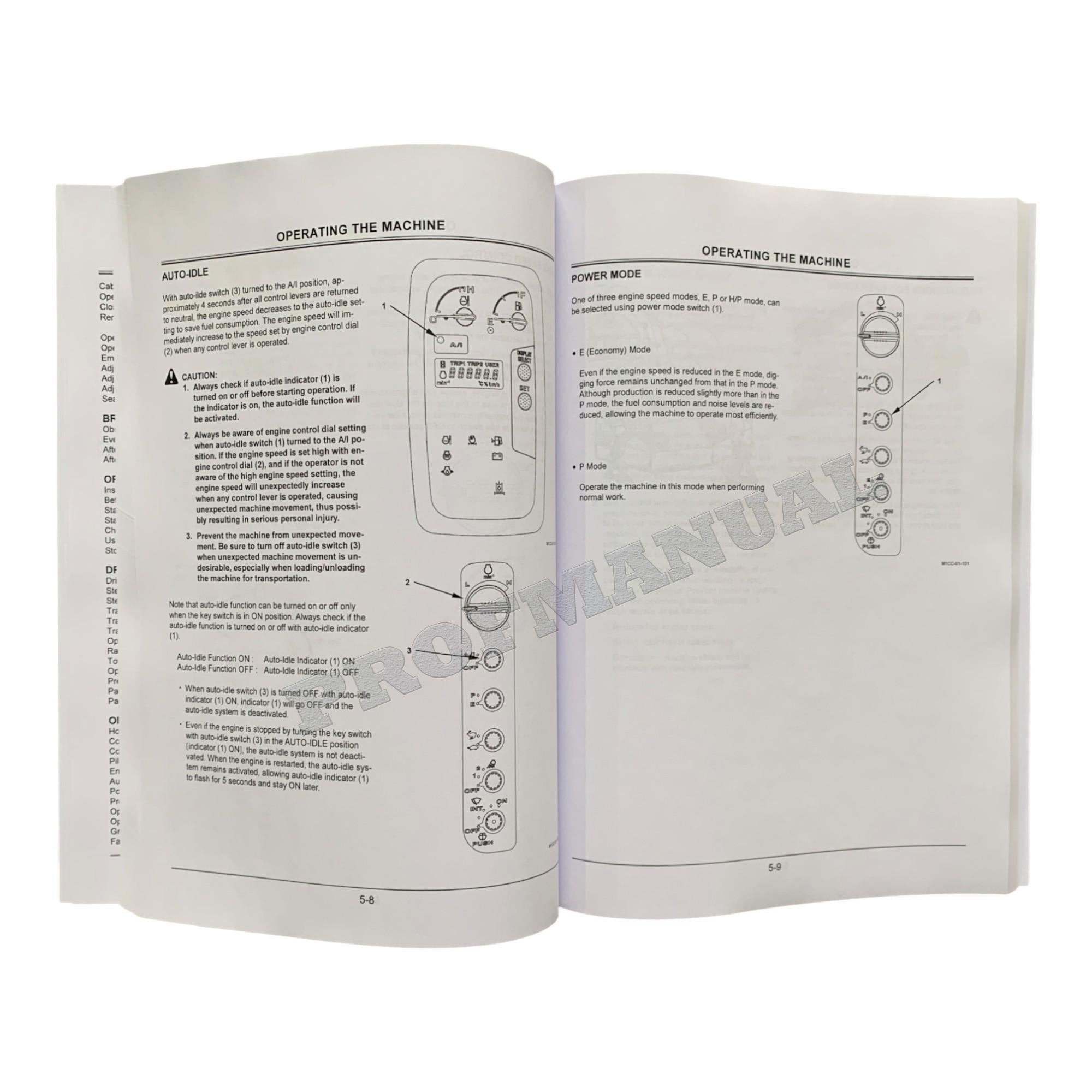HITACHI ZAXIS ZX 70 70LC EXCAVATOR OPERATORS MANUAL 060001-