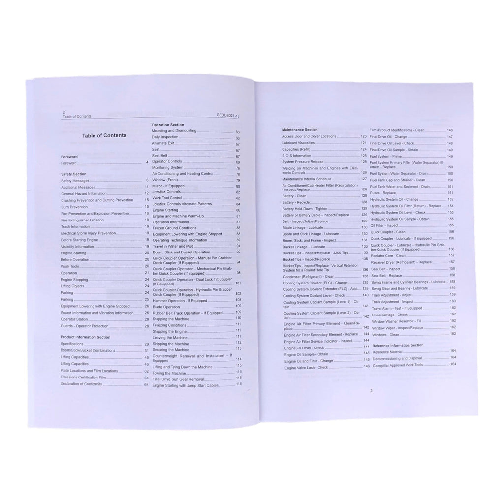 Manual del operador de excavadoras Caterpillar 303.5C, 303C, 304C y 305C CR