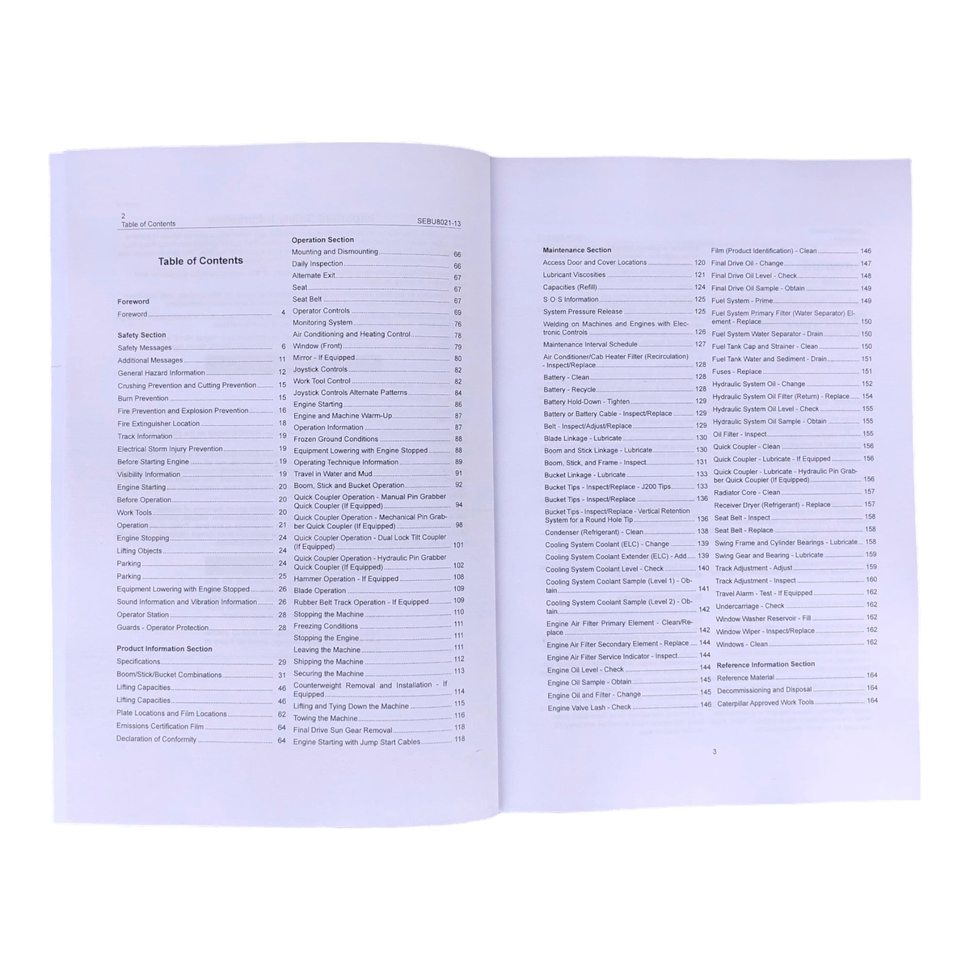 Manual del operador de excavadoras Caterpillar 303.5C, 303C, 304C y 305C CR