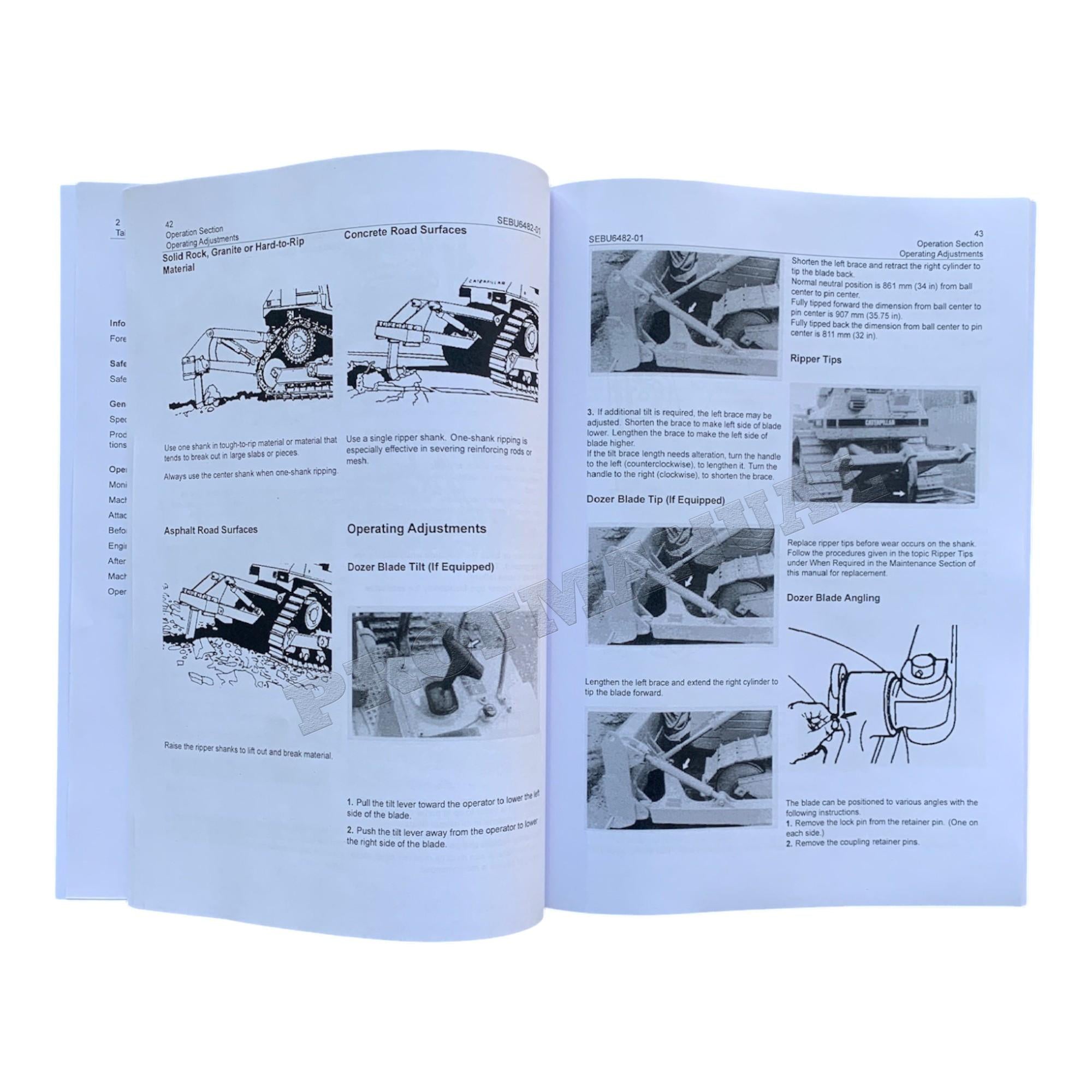 Caterpillar D4H Series III Track Type Tractor Operators Maintenance Manual