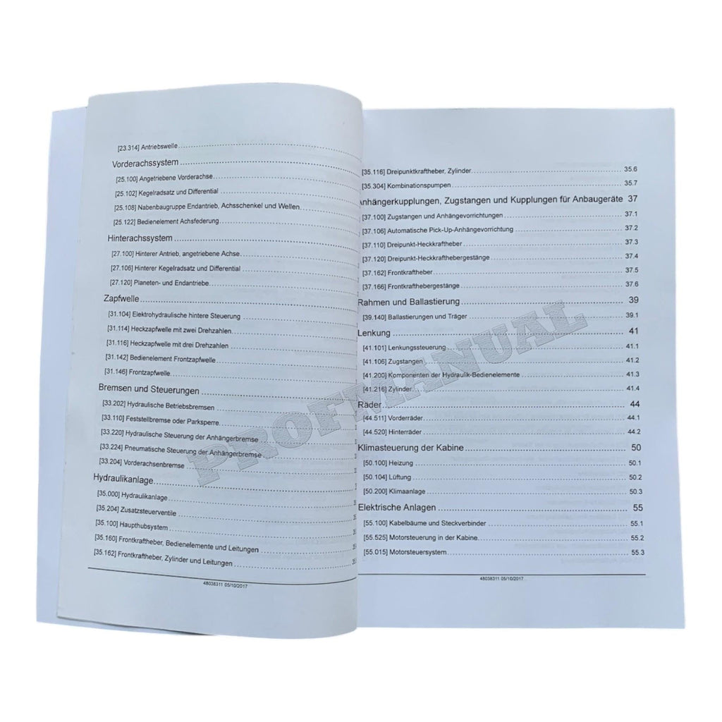 NEW HOLLAND T5.100 T5.110 T5.120 TRAKTOR REPARATURHANDBUCH BUCH