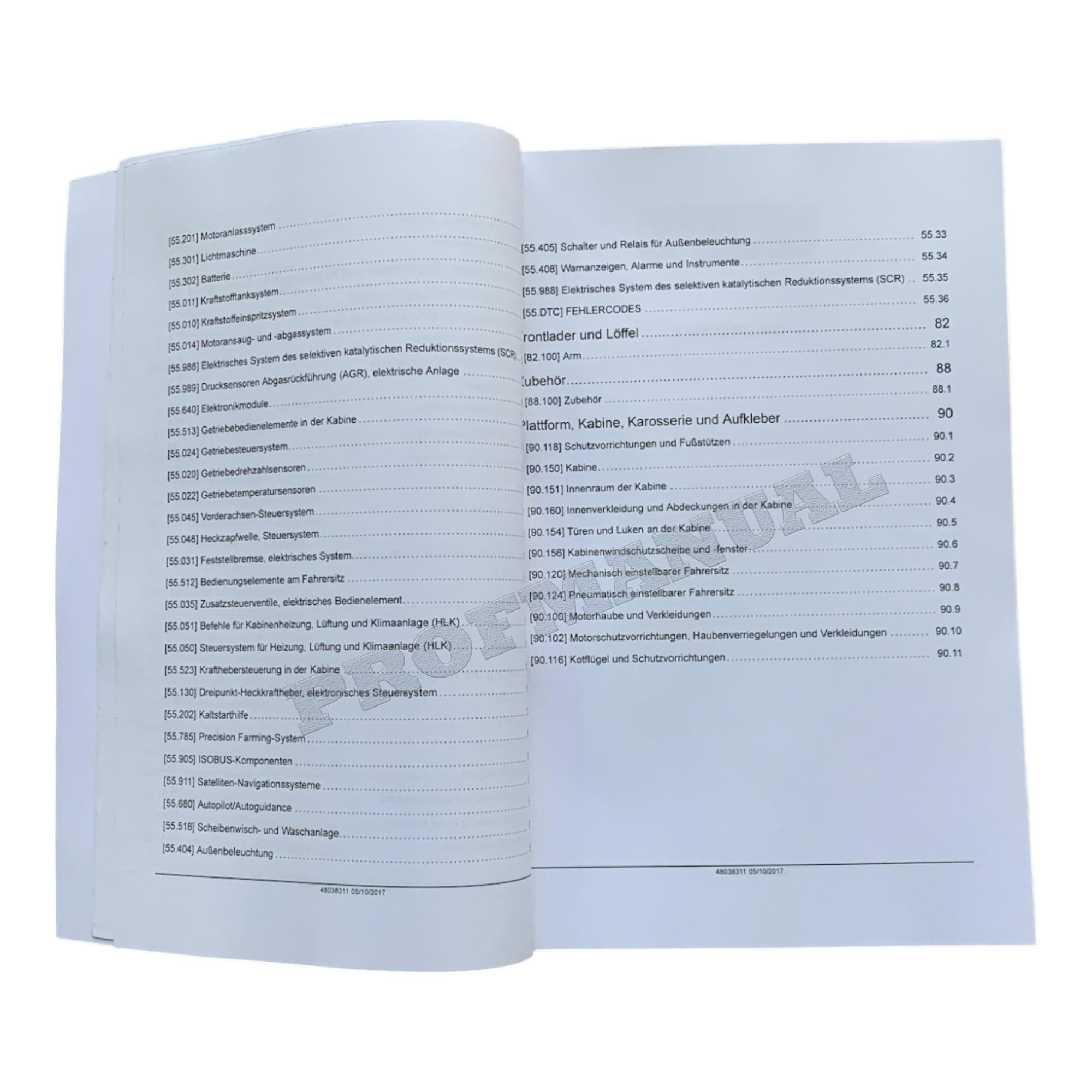 NEW HOLLAND T5.100 T5.110 T5.120 TRAKTOR REPARATURHANDBUCH BUCH