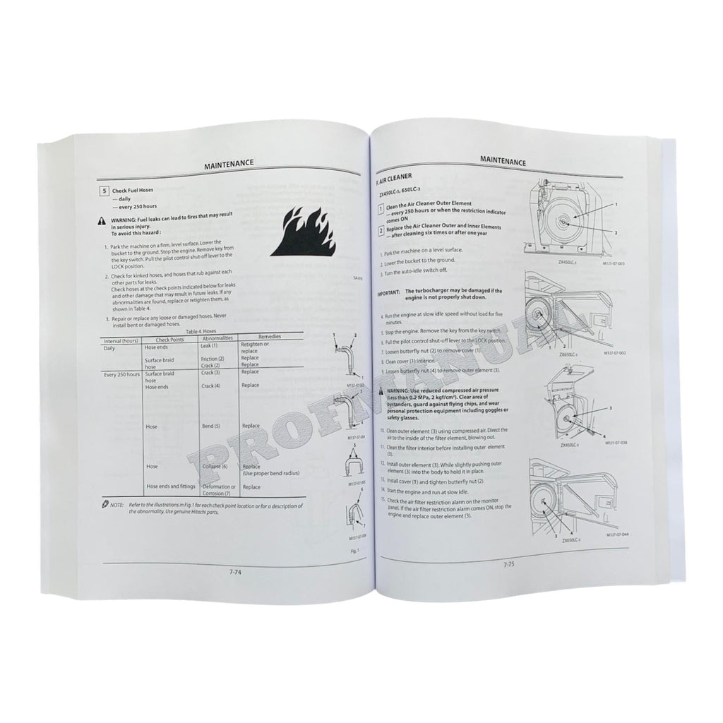 HITACHI ZAXIS ZX 450LC-3 650LC-3 850LC-3 EXCAVATOR OPERATORS MANUAL