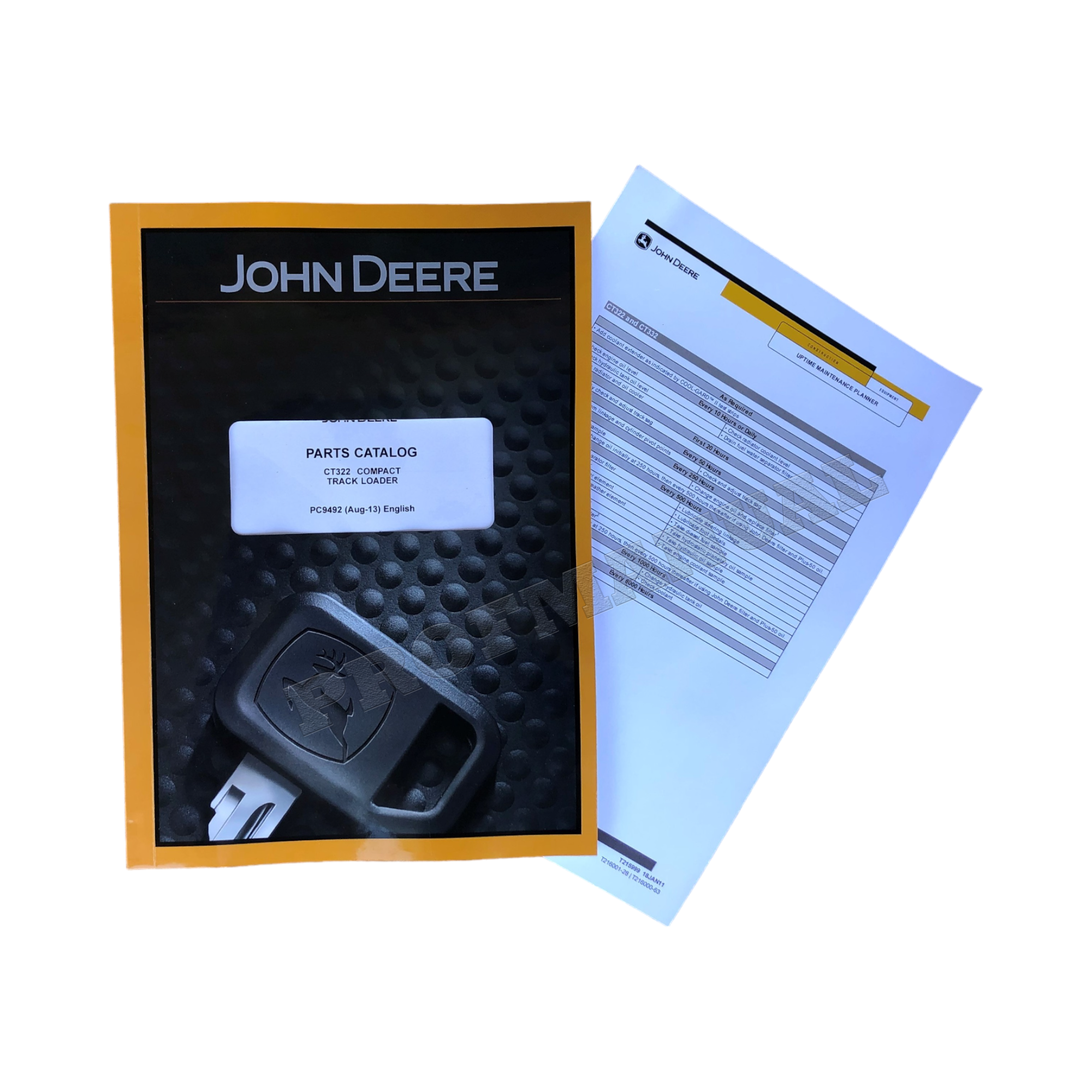 Catálogo de piezas del cargador compacto de orugas JOHN DEERE CT322 + ¡BONIFICACIÓN!