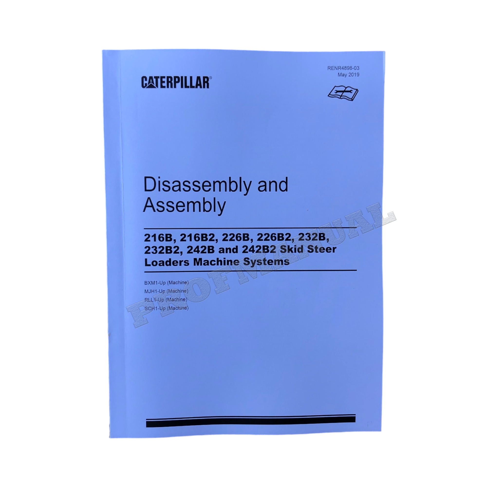 Manual de servicio del cargador Caterpillar 216B 216B2 226B 226B2 Suplemento Desmontaje Montaje