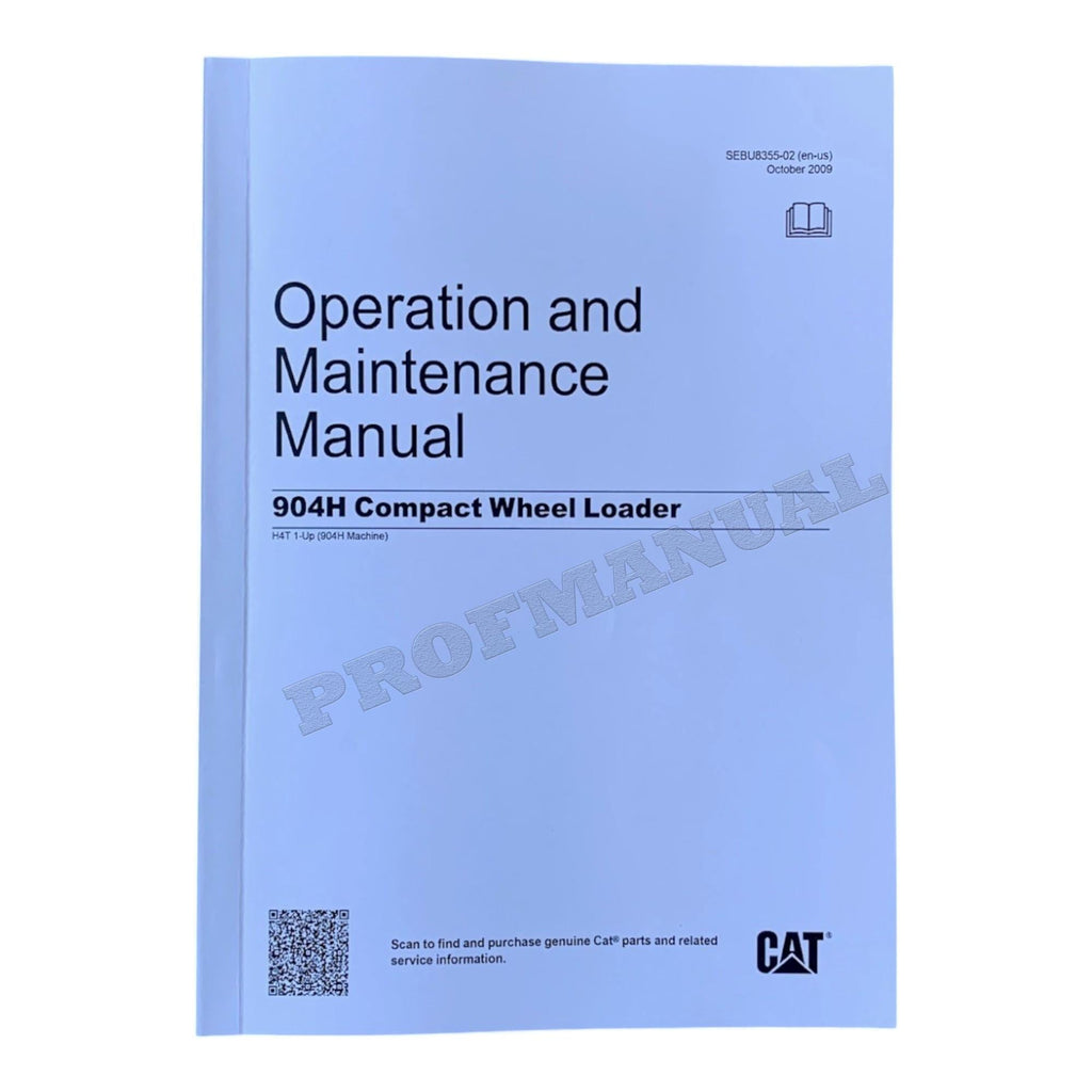 Caterpillar 904H Compact Wheel Loader Operators Maintenance Manual
