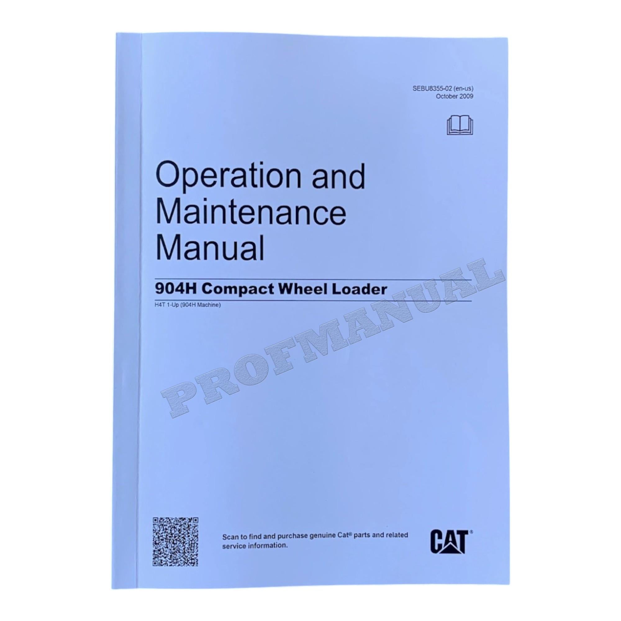 Caterpillar 904H Compact Wheel Loader Operators Maintenance Manual