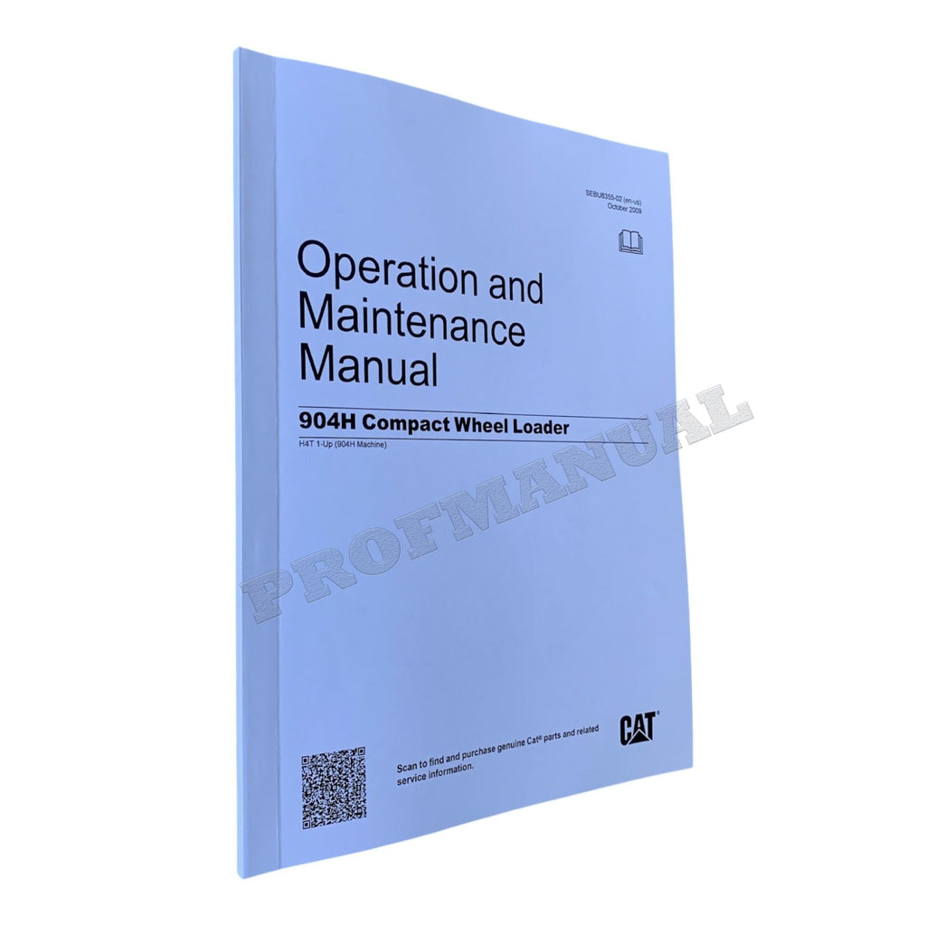 Caterpillar 904H Compact Wheel Loader Operators Maintenance Manual