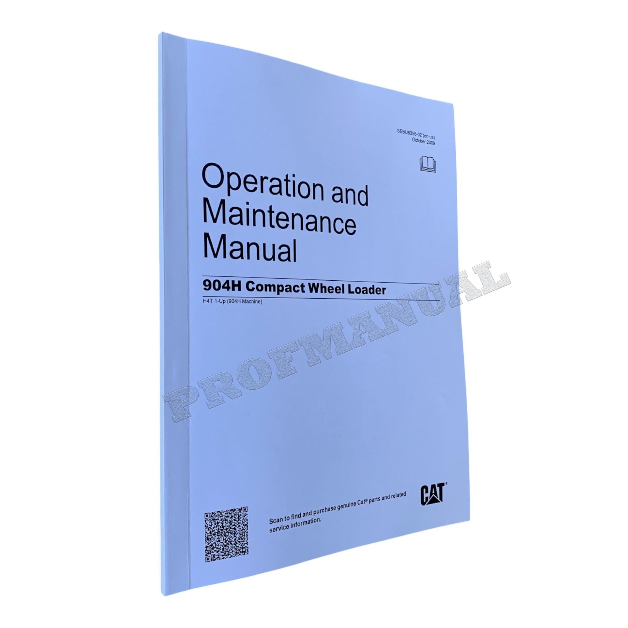 Caterpillar 904H Compact Wheel Loader Operators Maintenance Manual