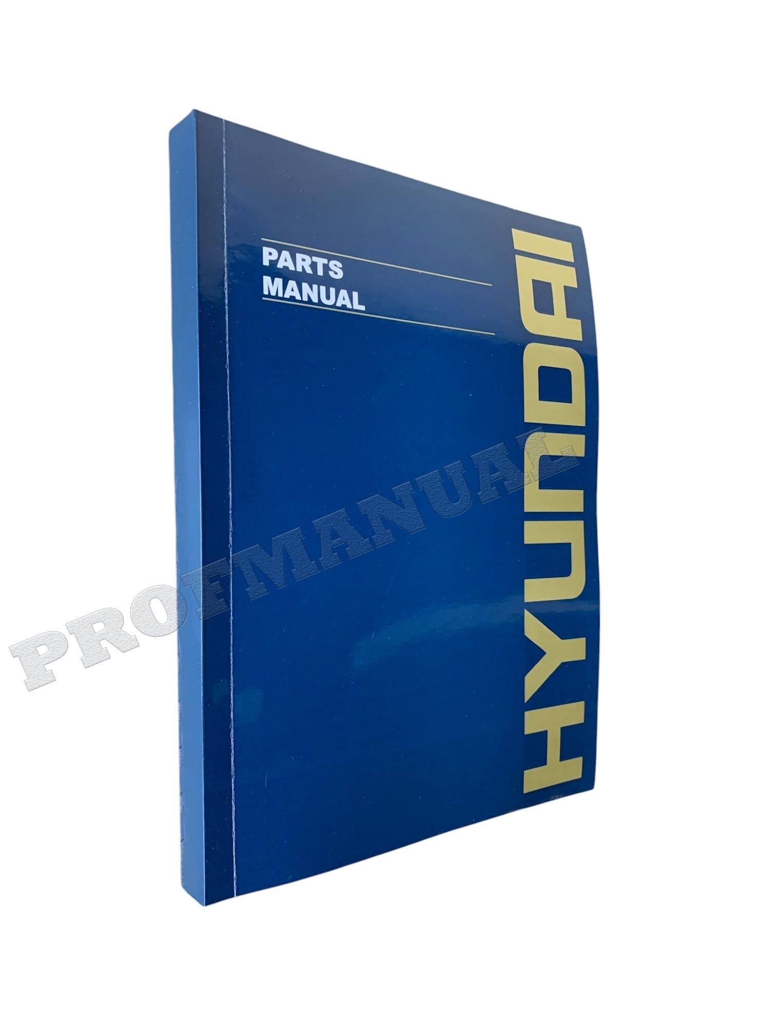 Hyundai HL780-9A Wheel Loader Parts Catalog Manual