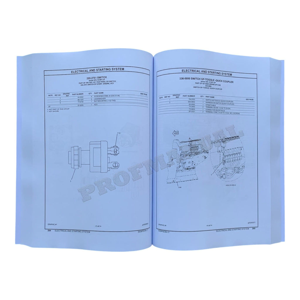Caterpillar Cat 311F LRR Excavator Parts Catalog Manual ser CNW1-Up KCW1-Up