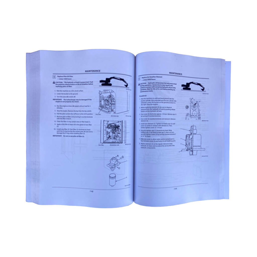HITACHI ZAXIS ZX 135US-6N 245USLC-6N EXCAVATOR OPERATORS MANUAL